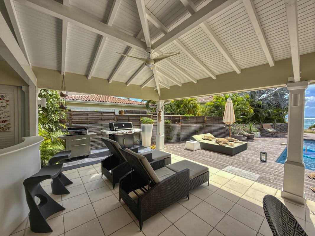 19.Location villa 4 chambres piscine saint françois guadeloupe - Vue mer